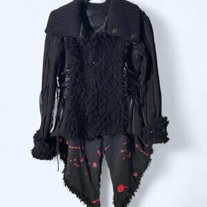 Punk rave womens jacket with